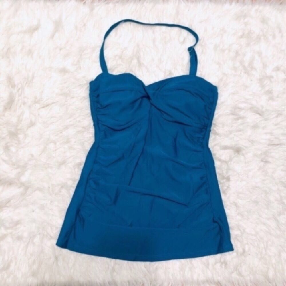 Venus Twist Front Bandeau Tankini Swim Top